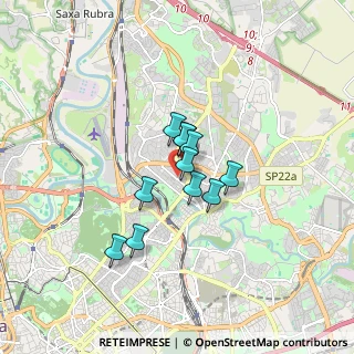 Mappa Via Val di Lanzo, 00141 Roma RM, Italia (1.12455)