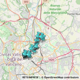 Mappa Via Val di Lanzo, 00141 Roma RM, Italia (3.53667)