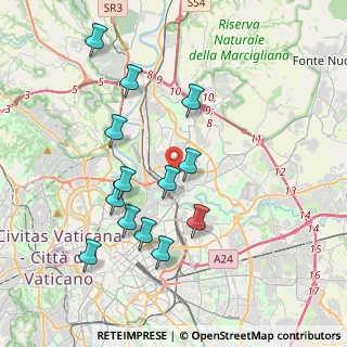 Mappa Via Val di Lanzo, 00141 Roma RM, Italia (4.04154)