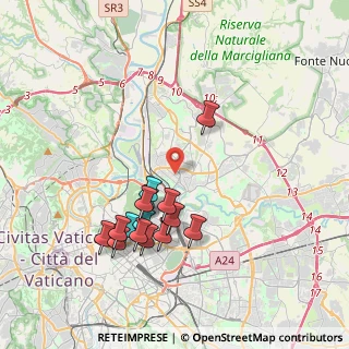 Mappa Via Val di Lanzo, 00141 Roma RM, Italia (3.918)
