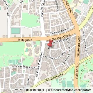Mappa Via Antonio Fogazzaro, 99, 00137 Roma, Roma (Lazio)