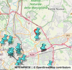 Mappa Via Tino Buazzelli, 00137 Roma RM, Italia (6.2005)