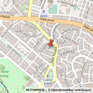 Mappa Via Valle di Riva, 18, 00141 Roma, Roma (Lazio)