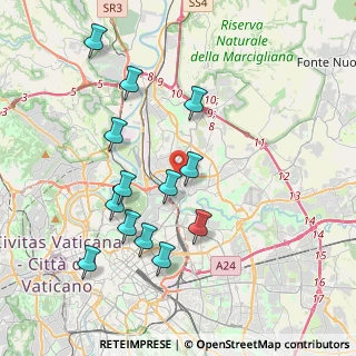 Mappa Via Valsesia, 00141 Roma RM, Italia (4.10385)