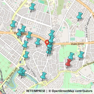 Mappa Via Gennargentu, 00141 Roma RM, Italia (0.6005)