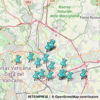 Mappa Via Corsaglia, 00141 Roma RM, Italia (4.47737)