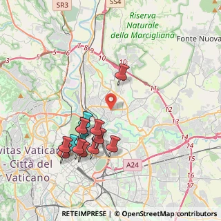 Mappa Via Gennargentu, 00141 Roma RM, Italia (4.13071)