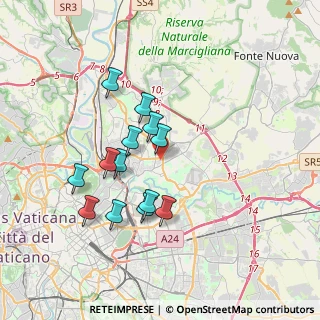 Mappa Via Enrico Panzacchi, 00137 Roma RM, Italia (3.38231)