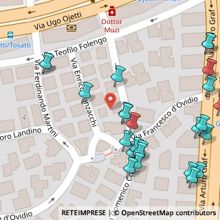 Mappa Via Enrico Panzacchi, 00137 Roma RM, Italia (0.08214)