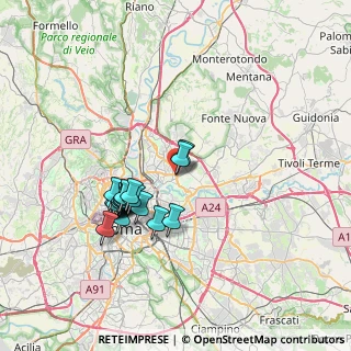 Mappa Via Enrico Panzacchi, 00137 Roma RM, Italia (6.78737)