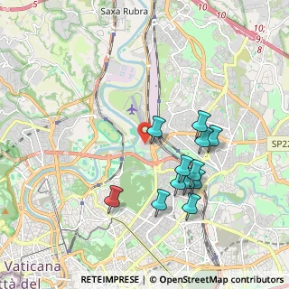 Mappa Via Marciana Marina, 00138 Roma RM, Italia (1.92167)