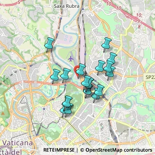 Mappa Via Marciana Marina, 00138 Roma RM, Italia (1.592)