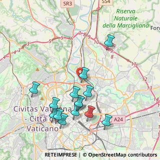 Mappa Via Marciana Marina, 00138 Roma RM, Italia (4.38143)