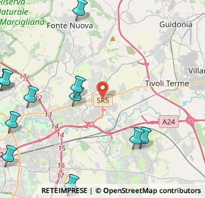 Mappa 00012 Setteville RM, Italia (6.30545)