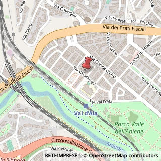 Mappa Via Val Maggia, 94, 00141 Roma, Roma (Lazio)