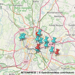 Mappa Via Valtravaglia, 00141 Roma RM, Italia (6.6625)