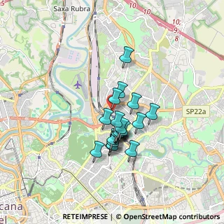 Mappa Via Valtravaglia, 00141 Roma RM, Italia (1.3255)