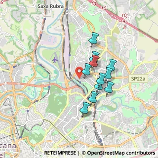 Mappa Via Valtravaglia, 00141 Roma RM, Italia (1.49833)