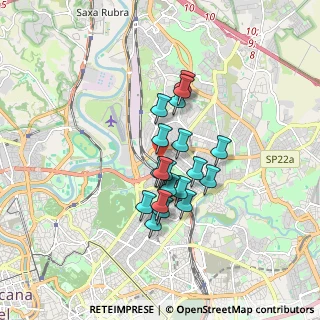 Mappa Via Valtravaglia, 00141 Roma RM, Italia (1.335)