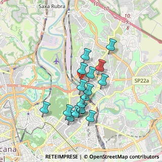 Mappa Via Valtravaglia, 00141 Roma RM, Italia (1.63882)