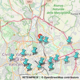 Mappa Largo Valsabbia, 00141 Roma RM, Italia (6.1025)