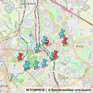 Mappa Via Val Cenischia, 00141 Roma RM, Italia (1.99636)