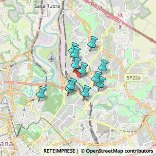 Mappa Via Val Cenischia, 00141 Roma RM, Italia (1.21333)