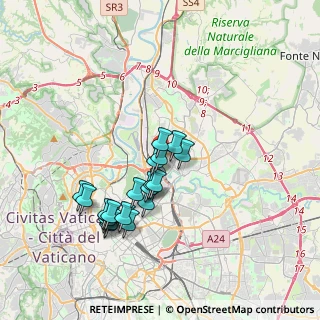 Mappa Via Val Cenischia, 00141 Roma RM, Italia (3.522)