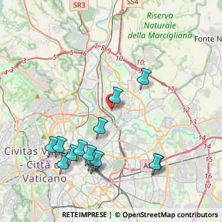 Mappa Via Val Cenischia, 00141 Roma RM, Italia (4.94429)