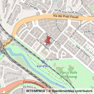Mappa Via Val Maggia, 60, 00141 Roma, Roma (Lazio)