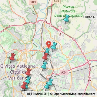 Mappa Via Val di Chienti, 00141 Roma RM, Italia (6.0075)