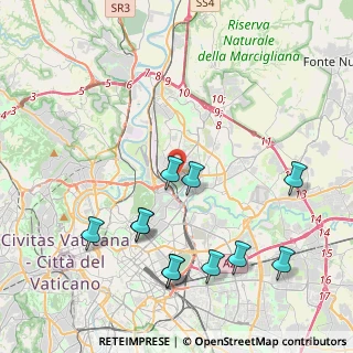 Mappa Via Val di Chienti, 00141 Roma RM, Italia (4.82727)