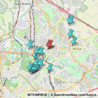 Mappa Via Valle Scrivia, 00141 Roma RM, Italia (2.0895)