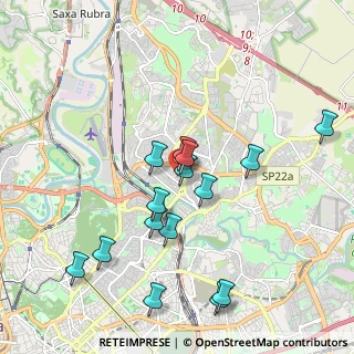 Mappa Via Valle Scrivia, 00141 Roma RM, Italia (2.05533)