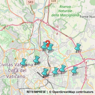 Mappa Via Valle Scrivia, 00141 Roma RM, Italia (4.82909)