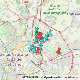 Mappa Via Valle Scrivia, 00141 Roma RM, Italia (2.14846)