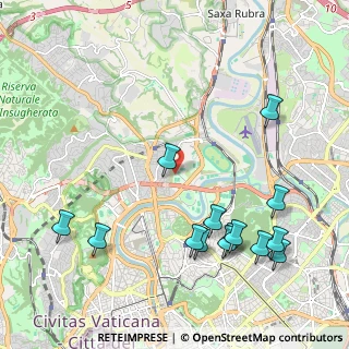 Mappa Quartiere XVIII Tor di Quinto, 00191 Roma RM, Italia (2.61571)