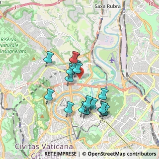 Mappa Quartiere XVIII Tor di Quinto, 00191 Roma RM, Italia (1.68056)
