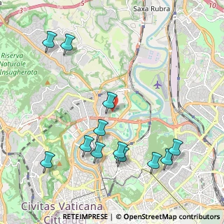 Mappa Via del casale di tor di quinto, 00191 Roma RM, Italia (2.50833)