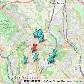 Mappa Quartiere XVIII Tor di Quinto, 00191 Roma RM, Italia (1.492)