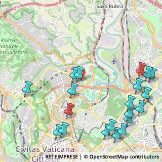 Mappa Quartiere XVIII Tor di Quinto, 00191 Roma RM, Italia (3.053)