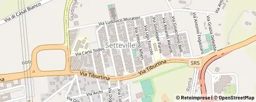 Mappa Guidonia Montecelio