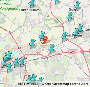 Mappa Via della Tenuta del Cavaliere, 00131 Roma RM, Italia (6.4595)