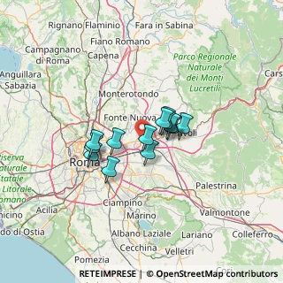 Mappa Via della Tenuta del Cavaliere, 00131 Fonte Nuova RM, Italia (8.81154)