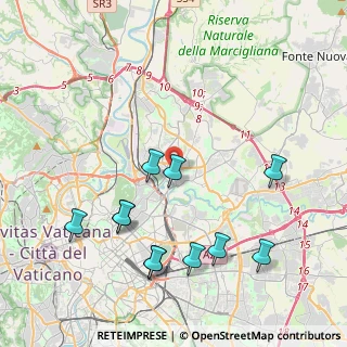 Mappa Via Tudaio, 00141 Roma RM, Italia (4.70636)