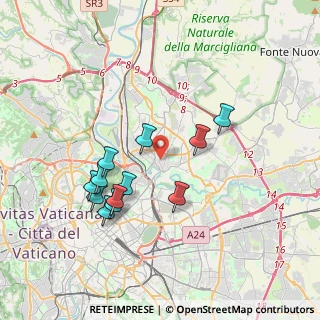 Mappa Via Tudaio, 00141 Roma RM, Italia (3.68)
