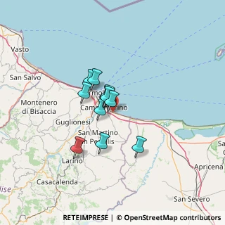 Mappa SS16 Adriatica, 86042 Campomarino CB, Italia (8.93545)