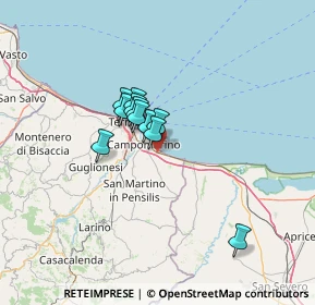 Mappa SS16 Adriatica, 86042 Campomarino CB, Italia (8.86182)