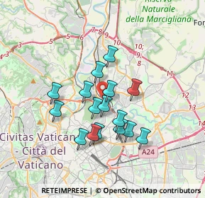 Mappa Via Giovanni Salviucci, 00199 Roma RM, Italia (2.99688)