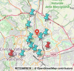 Mappa Via Giovanni Salviucci, 00199 Roma RM, Italia (3.76231)